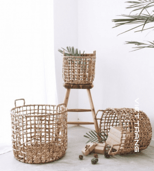 Natural Brown Storage Basket for Home Decor