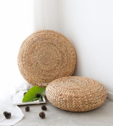 Excellent quality Round Seagrass Pouf