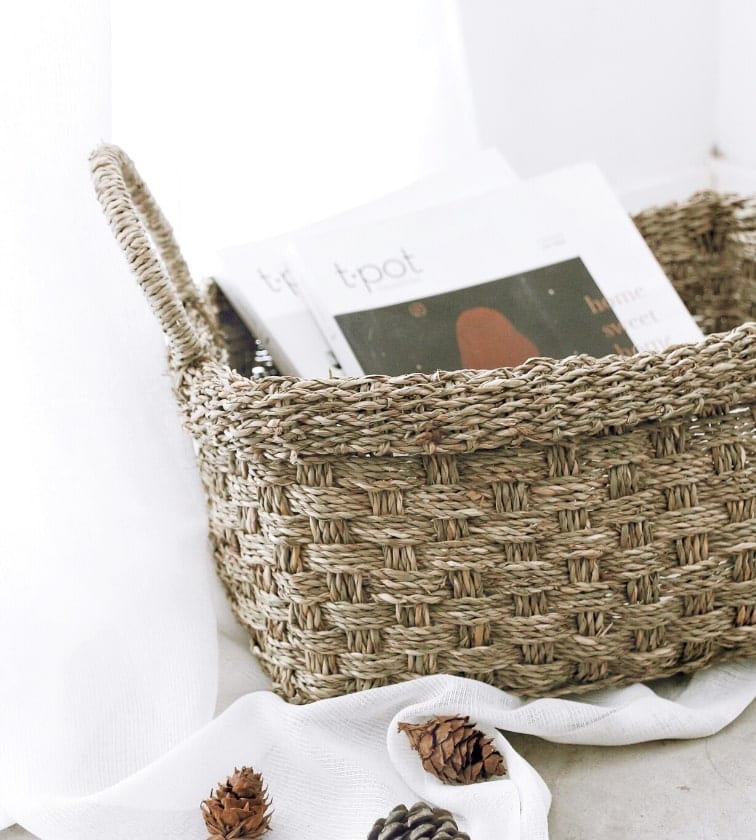 viet trang seagrass storage basket