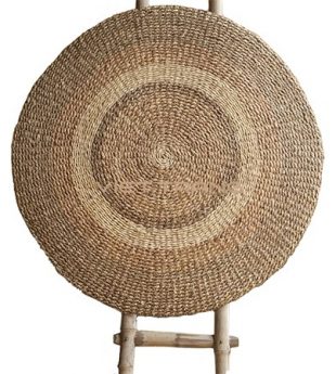 Natural Handwoven Seagrass Round Rug