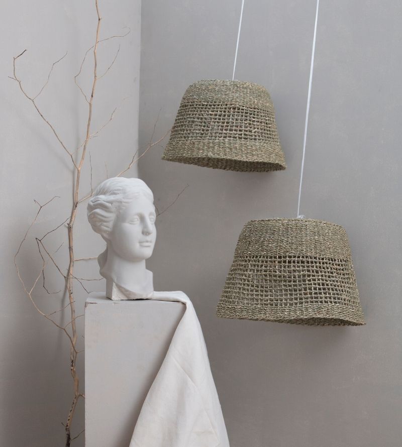 seagrass-lampshade