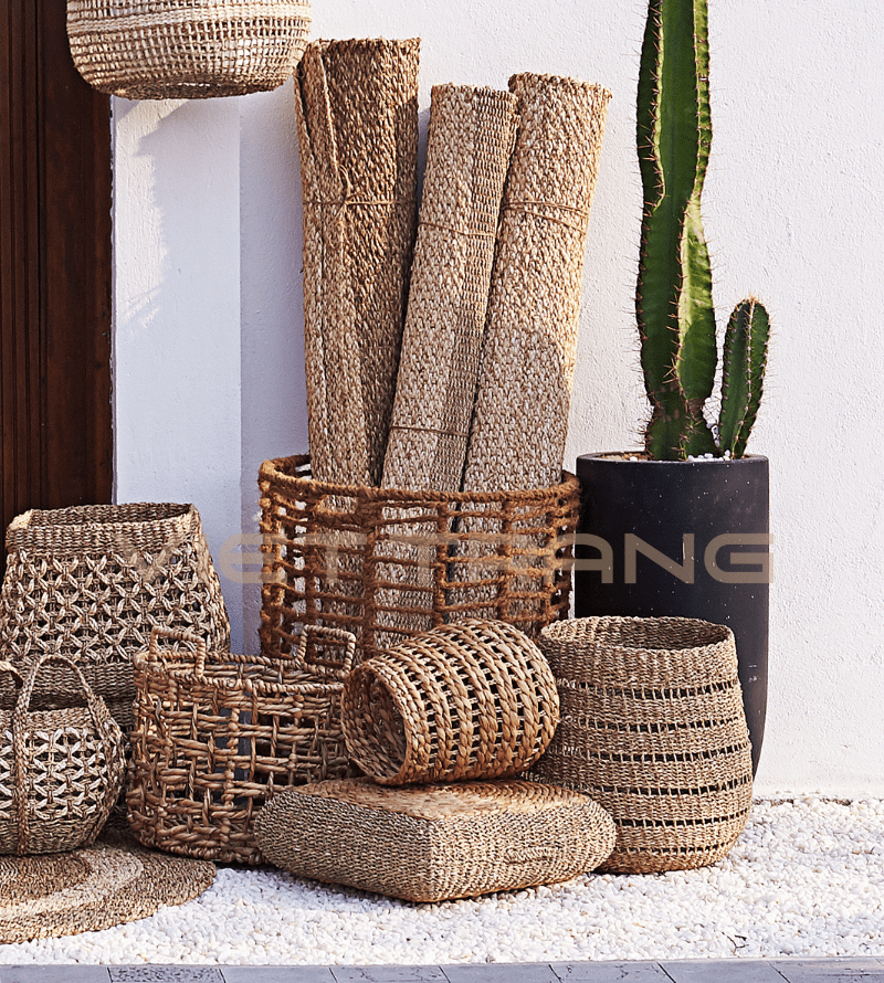 woven coconut basket