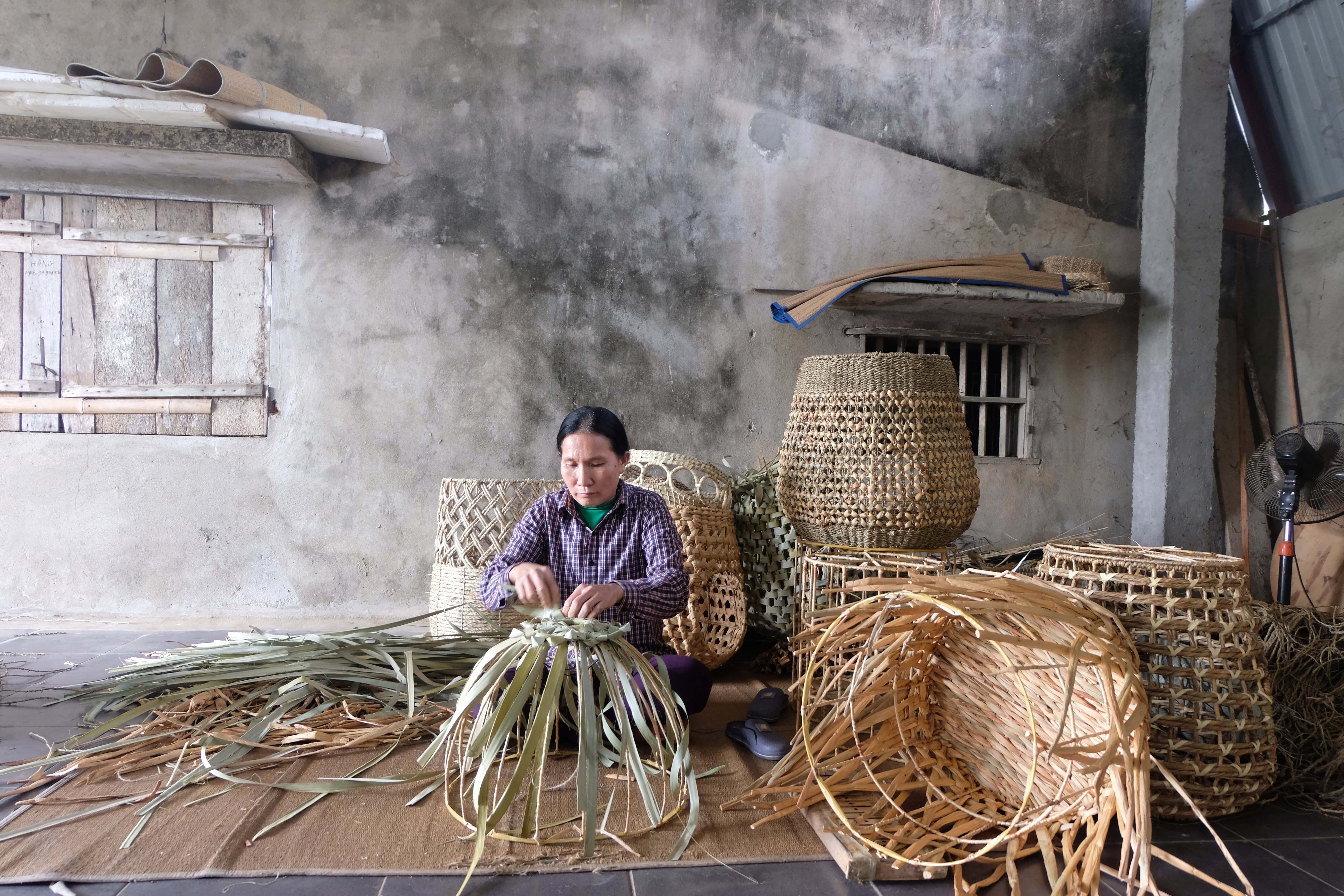 Seagrass baskets