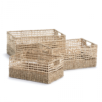 seagrass rectangular basket