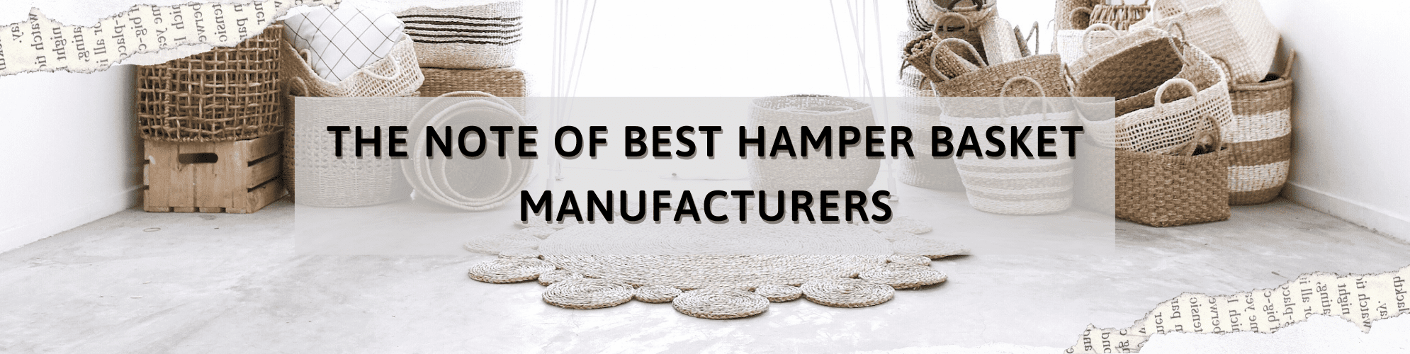 hamper basket manufacturers