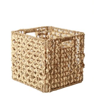 New arrival Cubic Collapsible Wicker Basket