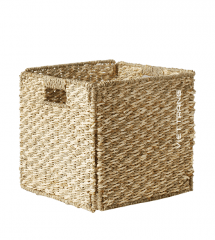 Optional Size Natural Color Cubic Foldable Basket