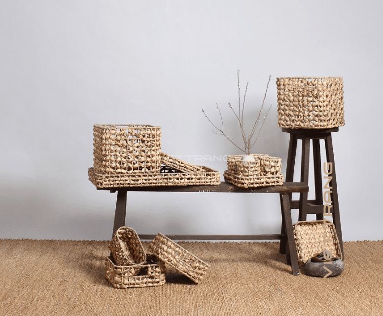 natural woven baskets