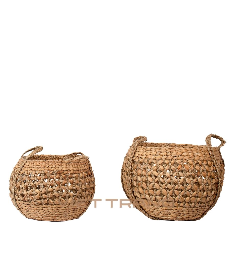 Unique design Belly Basket Planter With Handles