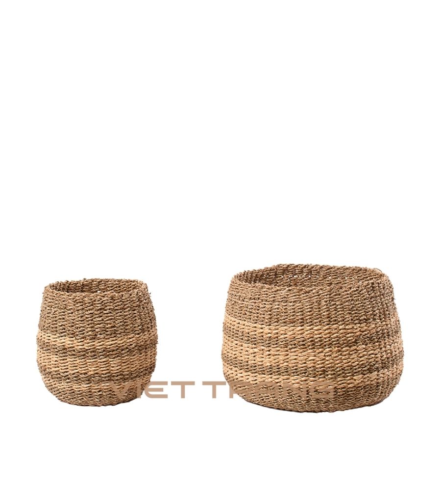 Minimal Woven Planter Basket for Home Decor