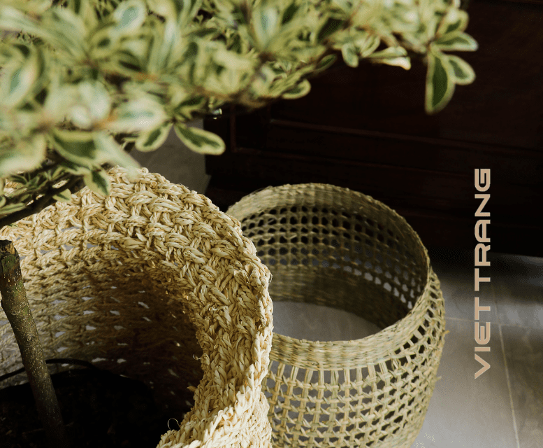 basket weave planter