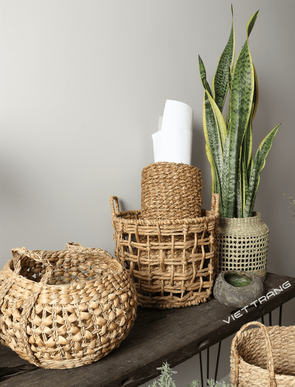 basket weave planter