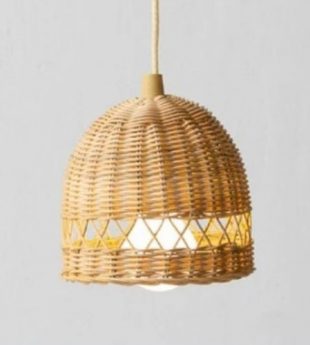 New Design Dome Shape Rattan Lampshade