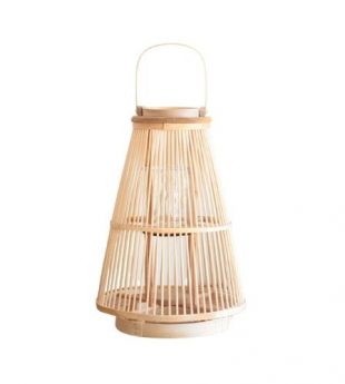 Trendy Natural Handmade Bamboo Lantern With Handles