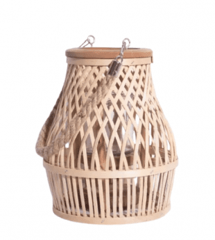 Hot Selling Home Deco Craft Natural Handmade Weaving Lantern