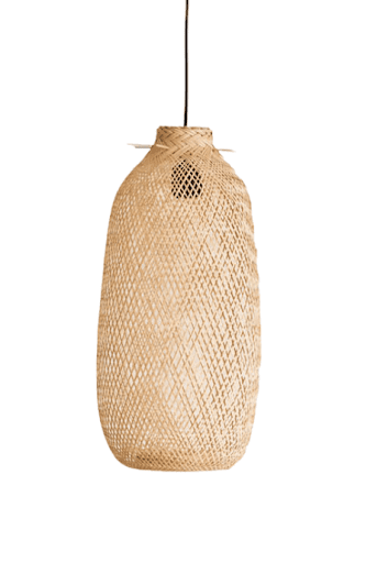 wicker bamboo lampshade