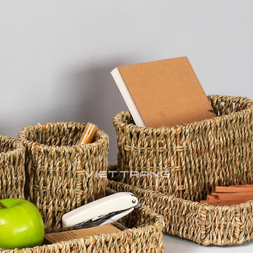 woven desk organizer