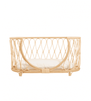 Natural Handwoven Rattan Dogs And Cats Bed House