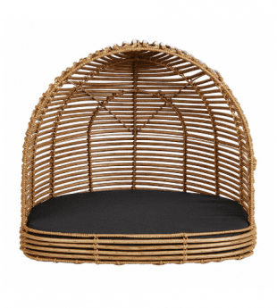 Stylish Design Natural Wicker Pet Bed