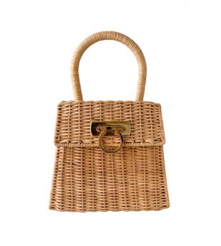 Elegant Natural Rattan Fashion Handbag Wholesale