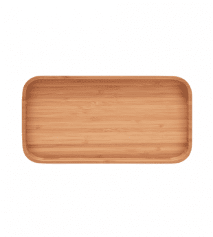 Wholesale natural rectangle bamboo storage tray