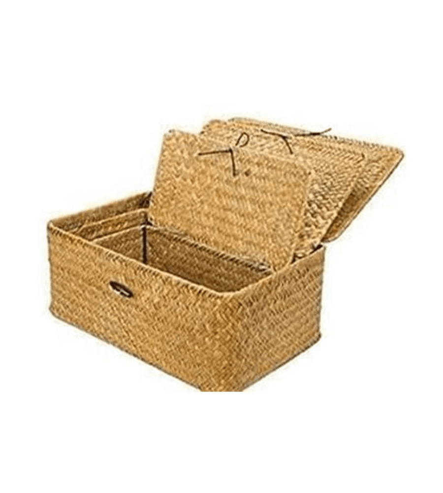 Top Selling Seagrass Storage Baskets with Lids