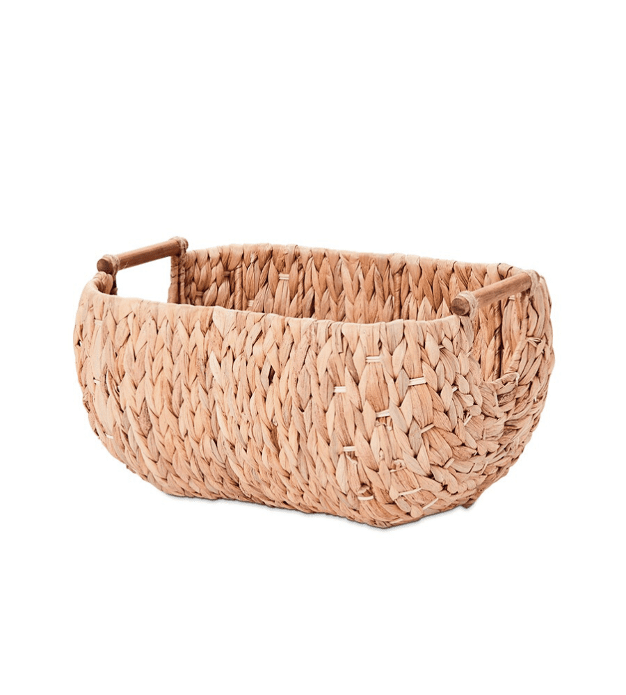 Rustic Style Water Hyacinth Laundry Baskets