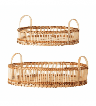 Wholesale Natural Bamboo Salle Tray