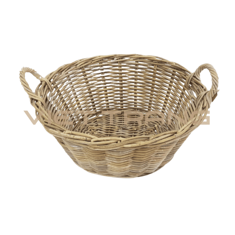 Rattan woven basket