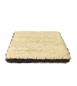 Natural Square Pouf for Sustainable Home Decor