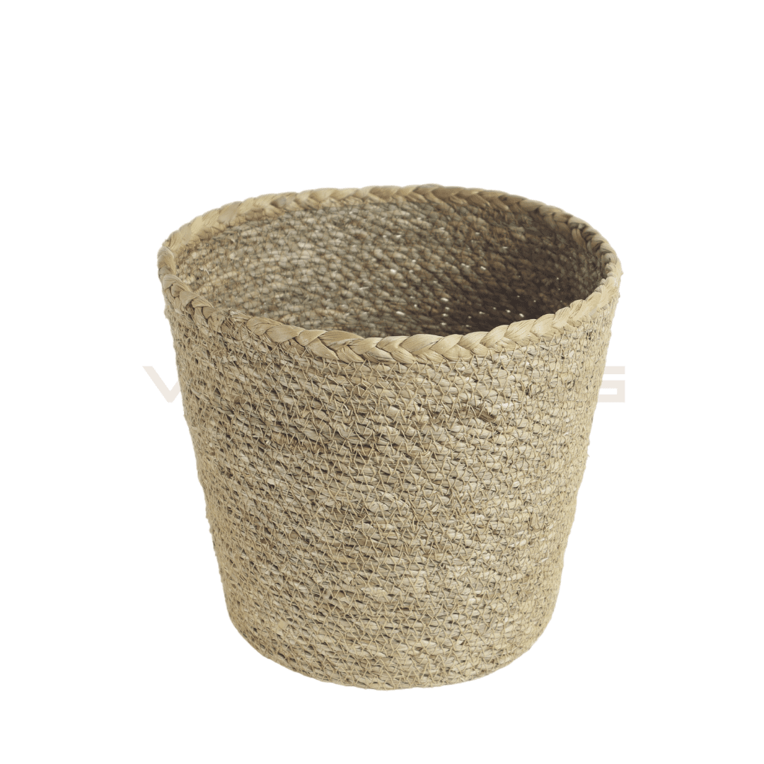 Simple Woven Planter for Minimalistic Home Decor Style