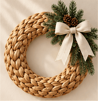 Natural Woven Wreath