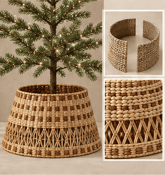 Panelled Woven Tree Collar