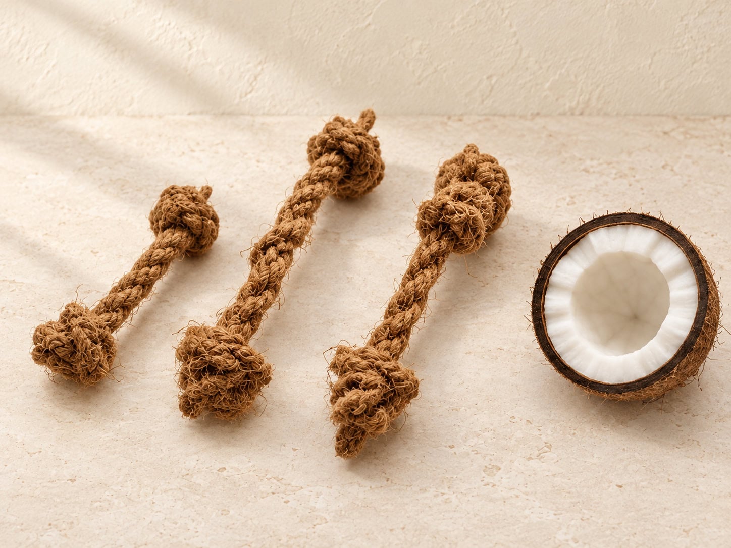 Coconut Fibre Pet Toys, Balls & Rope