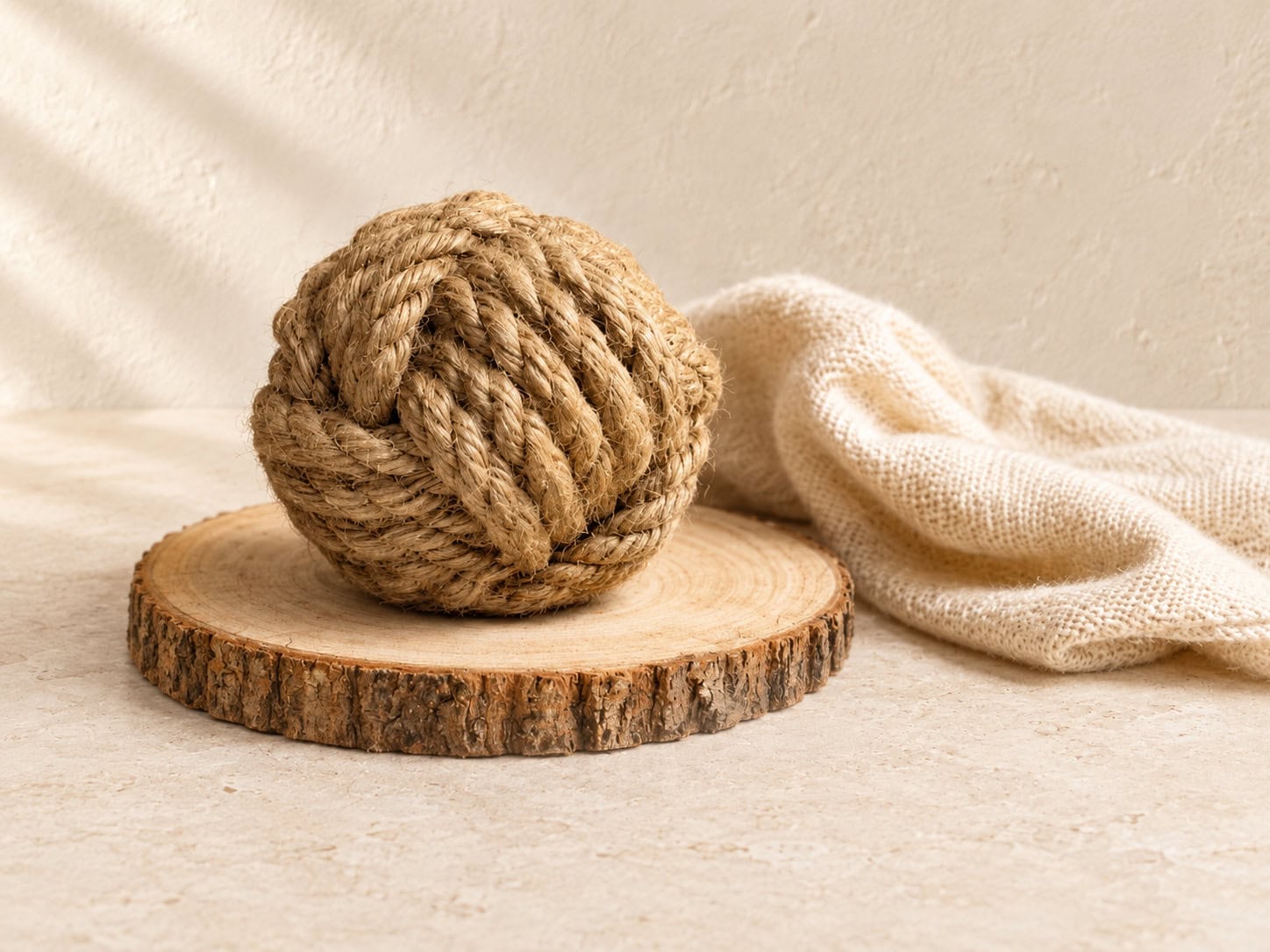 Hemp Fibre Pet Toys, Balls & Rope