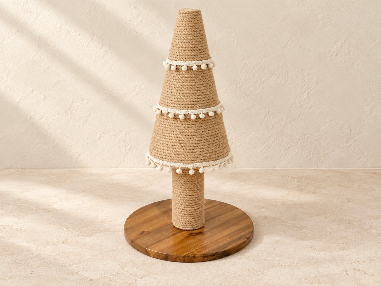 Tiered Cone Jute Scratching Post